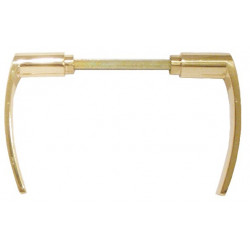 BEQUILLE DOUBLE EN LAITON POLI DEVISMES 535 BEQUILLE DOUBLE EN LAITON POLI DEVISMES 535