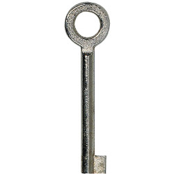 CLE EN FONTE AVEC ANNEAU ROND 55MM POUR SERRURE EDF MODELE 8117 CLE EN FONTE AVEC ANNEAU ROND 55MM POUR SERRURE EDF MODELE 8117