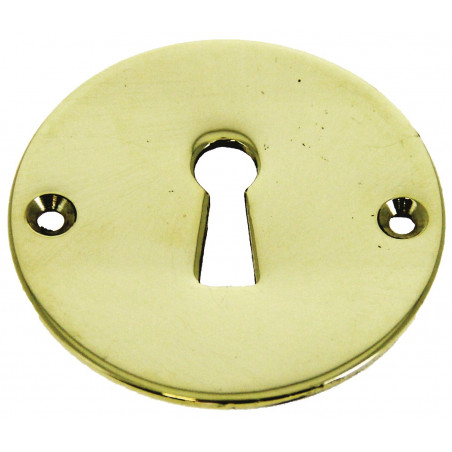 ENTREE DE CLE RONDE EN LAITON POLI A VISSER - MODELE L 300