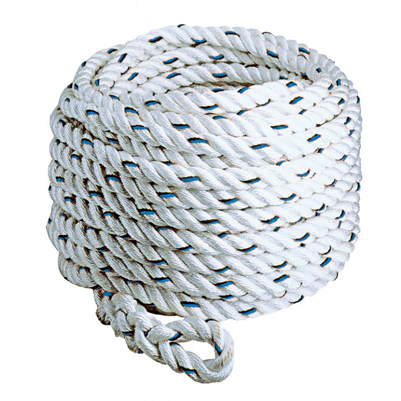 CORDE D 14MM BOUCLE +A POUR ANTICHUTE