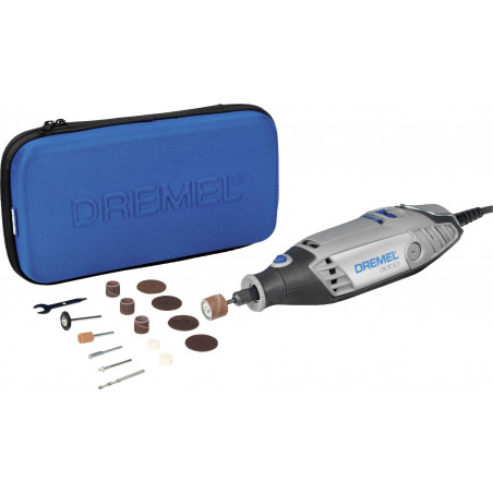 KIT OUTIL POLYVALENT 3000 AVEC 15 ACCESSOIRES ET SACOCHE - 130W
