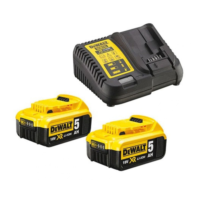 SCIE SABRE XR BRUSHLESS 18V DEWALT DCS367P2 - 2 BATTERIES 5AH - CHARGEUR - COFFRET TSTAK