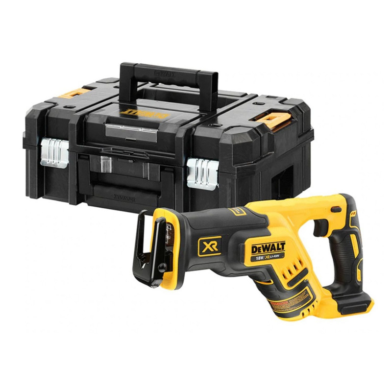 SCIE SABRE XR BRUSHLESS 18V DEWALT DCS367P2 - 2 BATTERIES 5AH - CHARGEUR - COFFRET TSTAK