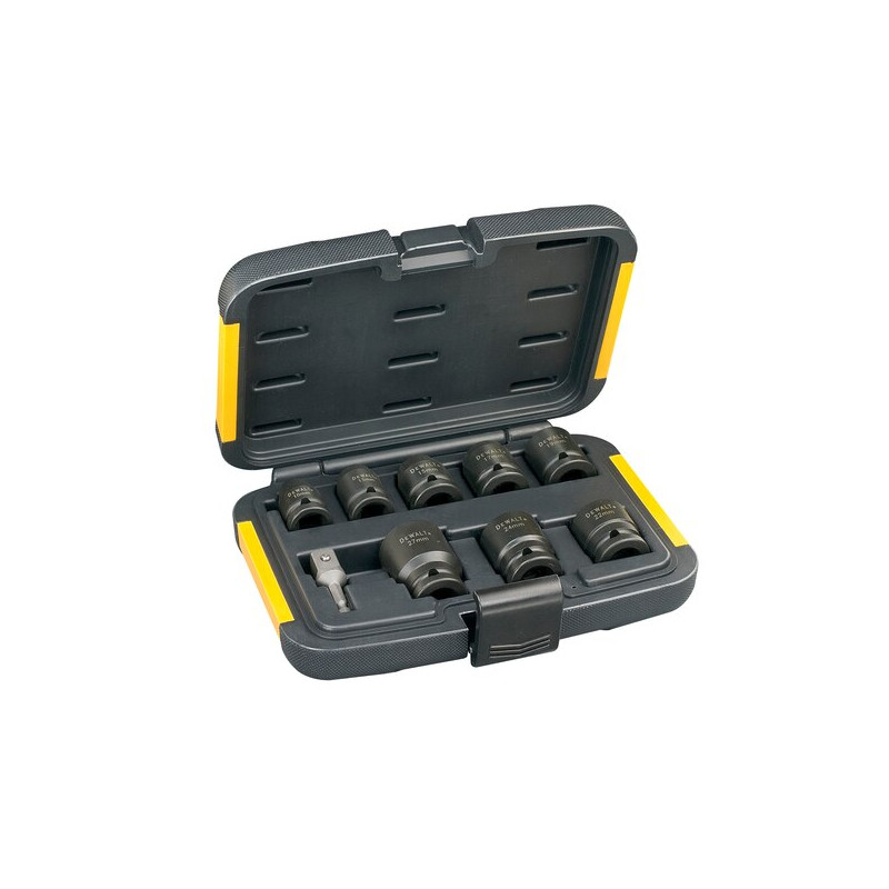 COFFRET DEWALT DE 8 DOUILLES À CHOCS - RÉFÉRENCE DT7507-QZ