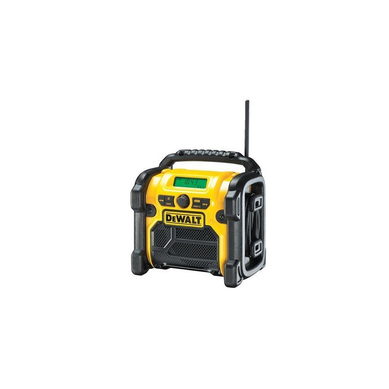 RADIO 10,8 14,4 ET 18V XR DEWALT DCR019-QW DOUBLE ALIMENTATION (SANS BATTERIE NI CHARGEUR)