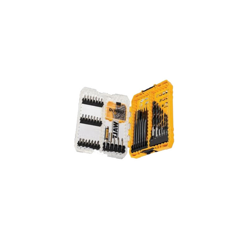 COFFRET 57 EMBOUTS ET MÈCHES À BOIS DEWALT DT70758