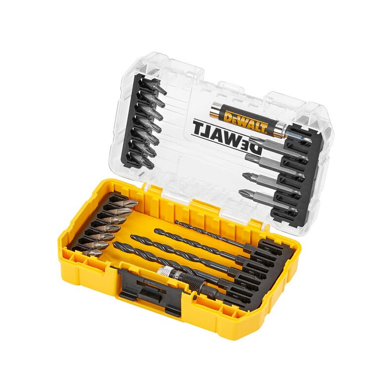 COFFRET COMPACT 25 PIÈCES DEWALT DT70708-QZ POUR PERÇAGE ET VISSAGE