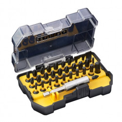COFFRET D'EMBOUTS DE VISSAGE 32 PIÈCES DEWALT EXTREME IMPACT TORSION 25 MM - DT70523T-QZ
