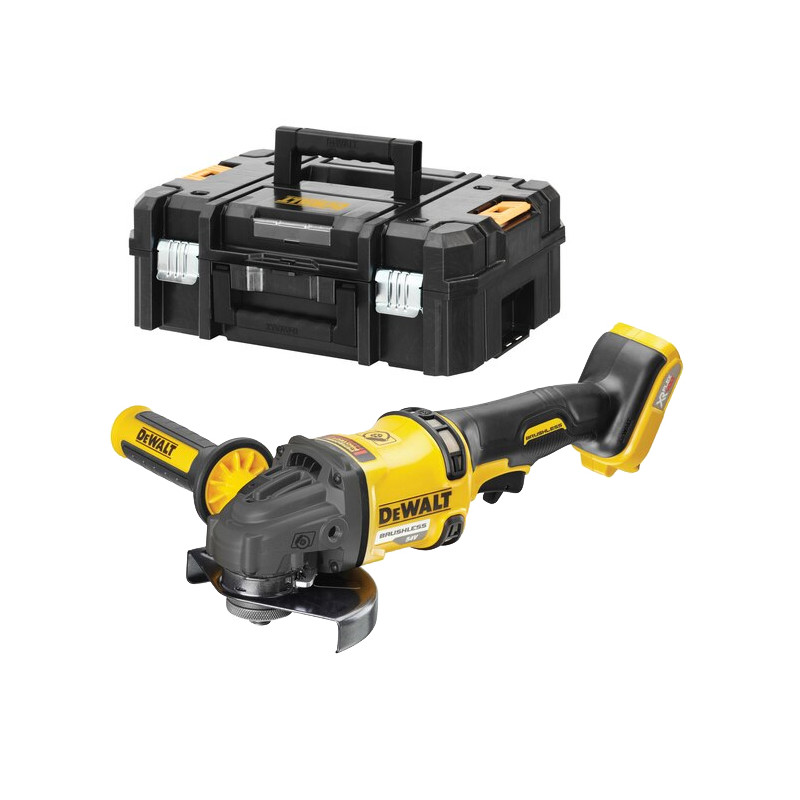 MEULEUSE D'ANGLE XR FLEXVOLT 54V DEWALT 125MM DCG418NT - COFFRET TSTAK II (SANS BATTERIE NI CHARGEUR)