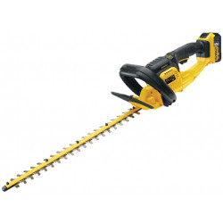 TAILLE-HAIES DEWALT XR 18V BRUSHLESS AVEC 2 BATTERIES 5AH ET CHARGEUR