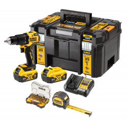 PERCEUSE-VISSEUSE À PERCUSSION XR 18V BRUSHLESS DEWALT DCZ100P2KT-QW - 2 BATTERIES 5AH - CHARGEUR - COFFRET TSTAK