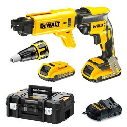VISSEUSE PLAQUISTE 18V DEWALT DCF620D2K-QW - 2 BATTERIES 2AH - CHARGEUR - COFFRET TSTAK