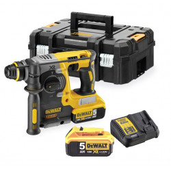 PERFORATEUR SDS-PLUS 18V DEWALT DCH273P2 XR - 2 BATTERIES 5AH - CHARGEUR - COFFRET TSTAK