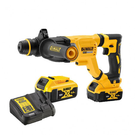 PERFORATEUR-BURINEUR SDS-PLUS 18V XR DEWALT DCH263P1-QW - BATTERIE 5AH - CHARGEUR - COFFRET TSTAK