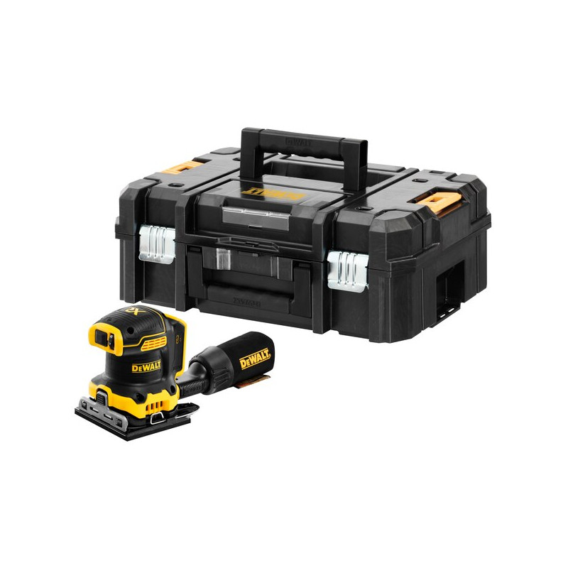 PONCEUSE VIBRANTE XR BRUSHLESS 18V DEWALT DCW200NT - COFFRET TSTAK (SANS BATTERIE NI CHARGEUR)
