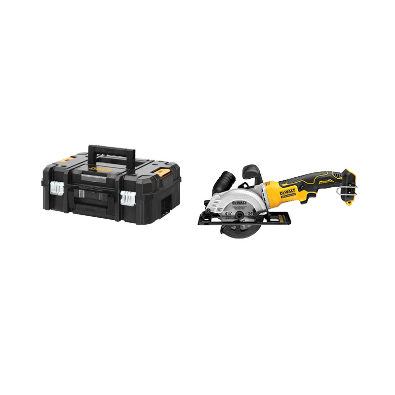SCIE CIRCULAIRE 18V DEWALT XR DCS571NT-XJ - COFFRET TSTAK II (SANS BATTERIE NI CHARGEUR)