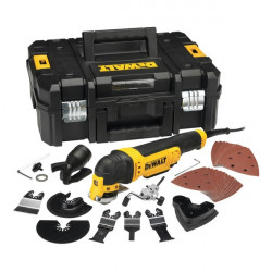 SCIE OSCILLANTE MULTIFONCTION 300W DEWALT DWE315KT - COFFRET TSTAK - ACCESSOIRES
