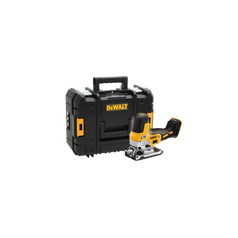 SCIE SAUTEUSE XR 18V DEWALT DCS335NT - COFFRET TSTAK (SANS BATTERIE NI CHARGEUR)