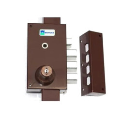 SERRURE EN APPLIQUE MULTIPOINTS MOTTURA 448 ACIER A2P 3 POINTS