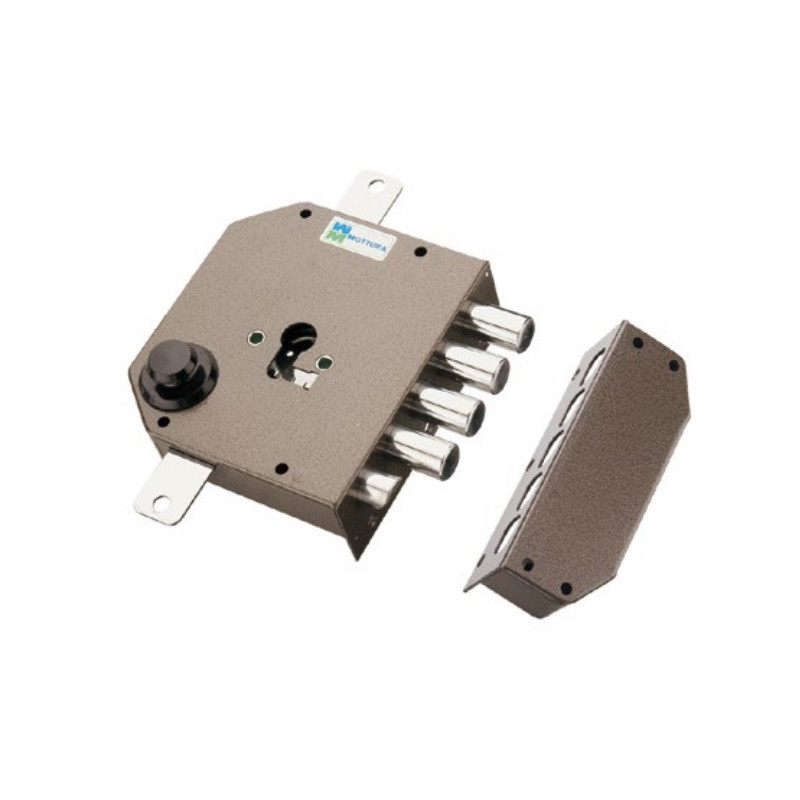 SERRURE EN APPLIQUE 3 POINTS 38.630 COMPATIBLE CYLINDRE EUROPÉEN