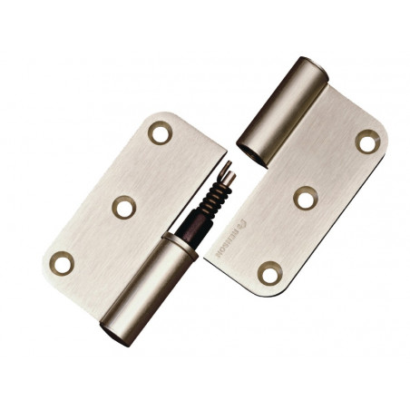 PAUMELLE À RESSORT CLOSE LONGUEUR 80 MM HAUTEUR 80 MM GAUCHE