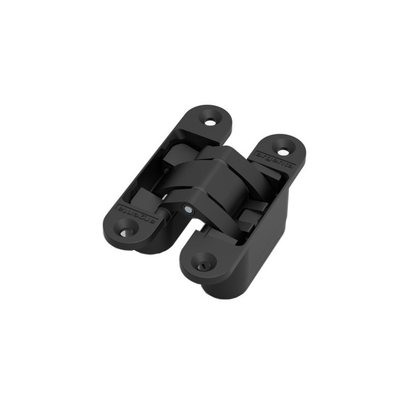 CHARNIÈRE INVISIBLE SMALL EN ZAMAK DIMENSION 95X23 MM FINITION CHROMÉ MAT