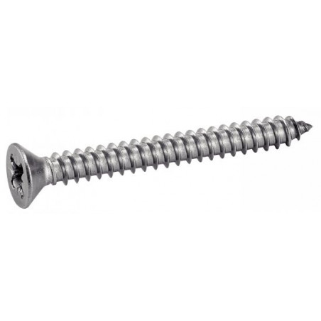 ACTON 624084.8X50 VIT TÔLE À TÊTE FRAISÉE POZIDRIVE INOX A2 DIN 7982 48X50 BOÎTE DE 200