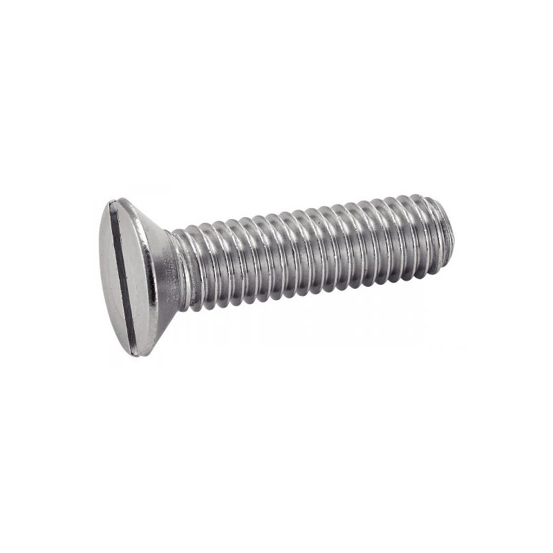 VIS À MÉTAUX TÊTE FRAISÉE FENDUE INOX A2 DIN 963 5X12 BOÎTE DE 200 - ACTON - 622085X12 12MM DIAMETRE 5MM CDT200