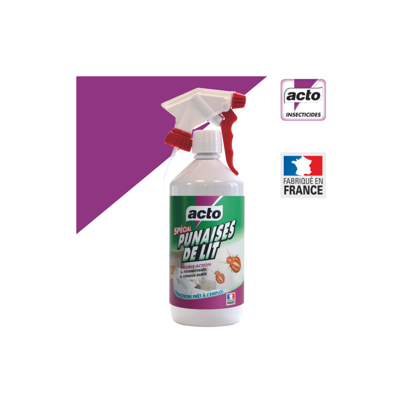 INSECTICIDES PUNAISE PULVÉRISATEUR SPÉCIAL PUNAISE DE LIT 1L