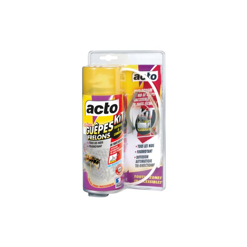 AEROSOL SPECIAL GUEPES ET FRELONS KIT TOITURES ET COMBLES