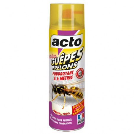AEROSOL SPECIAL GUEPES - FRELONS PORTEE 6M - 500ML