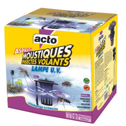 LAMPE U.V. ASPIRATEUR MOUSTIQUES ET INSECTES VOLANTS