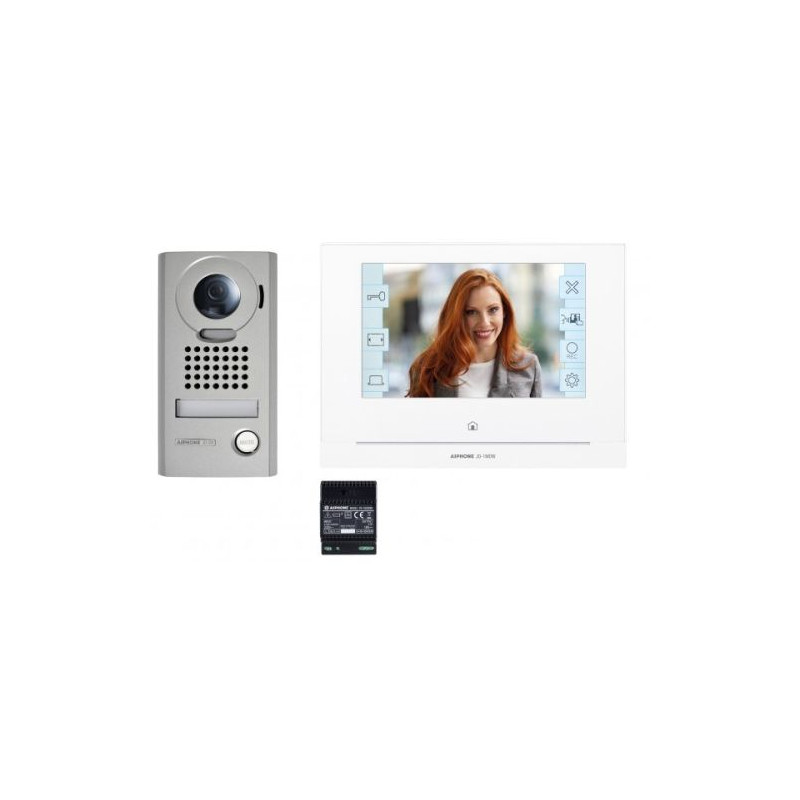 INTERPHONE VIDEO PLATINE SAILLIE AVEC MONITEUR ECRAN 7" MODULE WI-FI INTEGRE