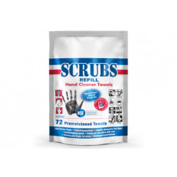 RECHARGE POUR SEAU DE 72 LINGETTES NETTOYANTES SCRUBS REFILL
