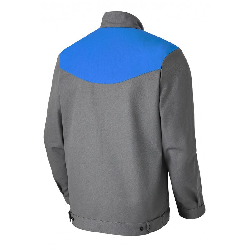 BLOUSON PRO'UP C/P GRIS / BLEU AZUR