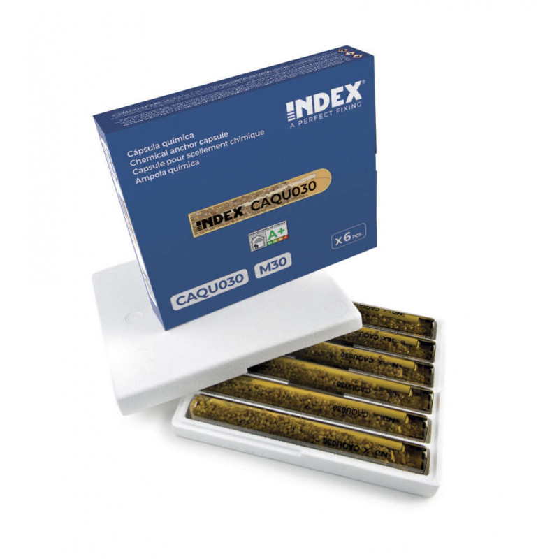 CAPSULE CHIMIQUE 20X170 Ø25 CA-QU 020  BOITE DE 6