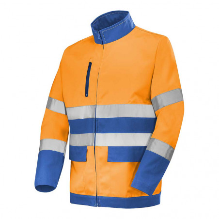BLOUSON FLUO BASE XP ORANGE FLUO/BLEU BUGATTI TAILLE 3