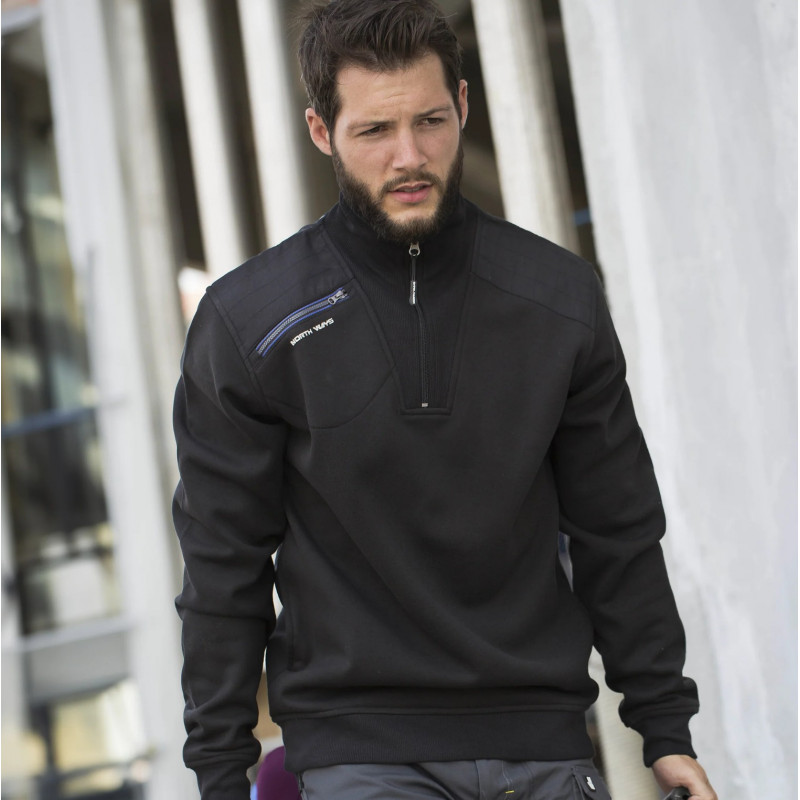 PULL CAMIONNEUR LARGO NOIR, T L