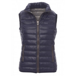 GILET DOUDOUNE FEMME CASUAL LADY 100% NYLON BLEU NUIT/GRIS