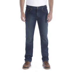 JEAN STRAIGHT TAPERED RUGGED FLEX BLEU CARHARTT