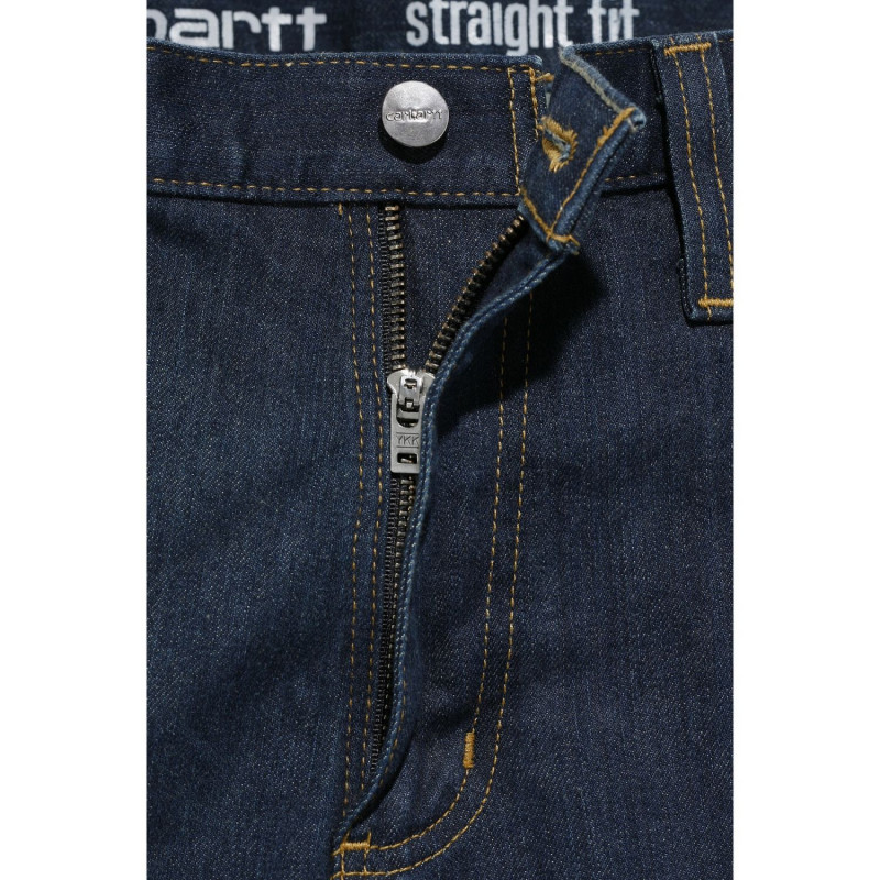 JEAN STRAIGHT TAPERED RUGGED FLEX BLEU CARHARTT
