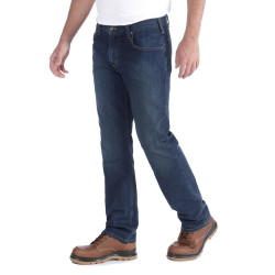 JEAN STRAIGHT TAPERED RUGGED FLEX BLEU CARHARTT