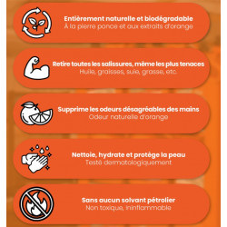 BIDON DE SAVON 3,8 L DE FAST ORANGE + POMPE