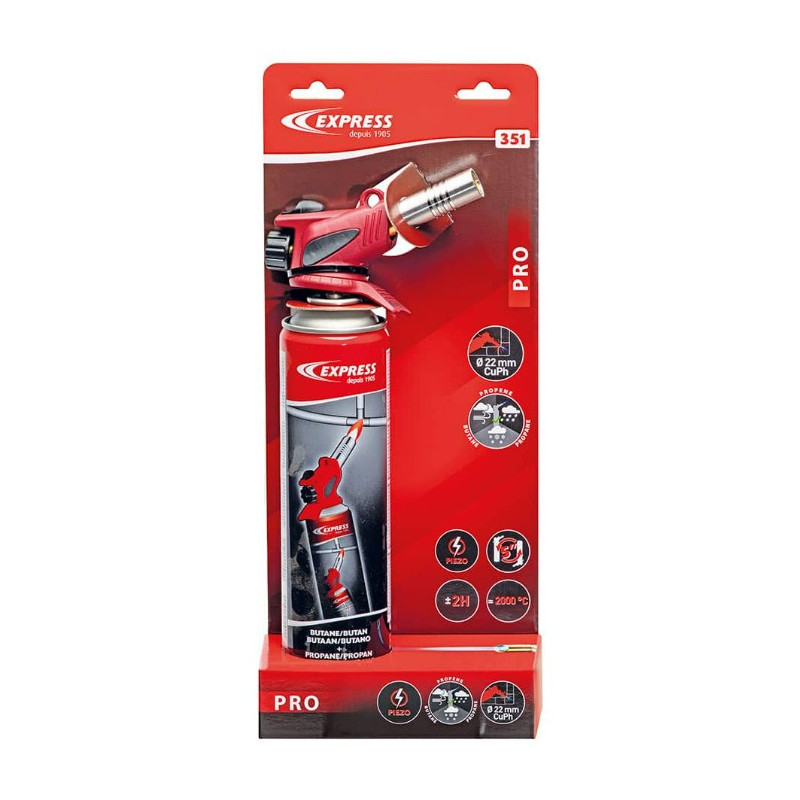 LAMPE A SOUDER GAZ PIEZO POUR BOUTEILLE 600ML