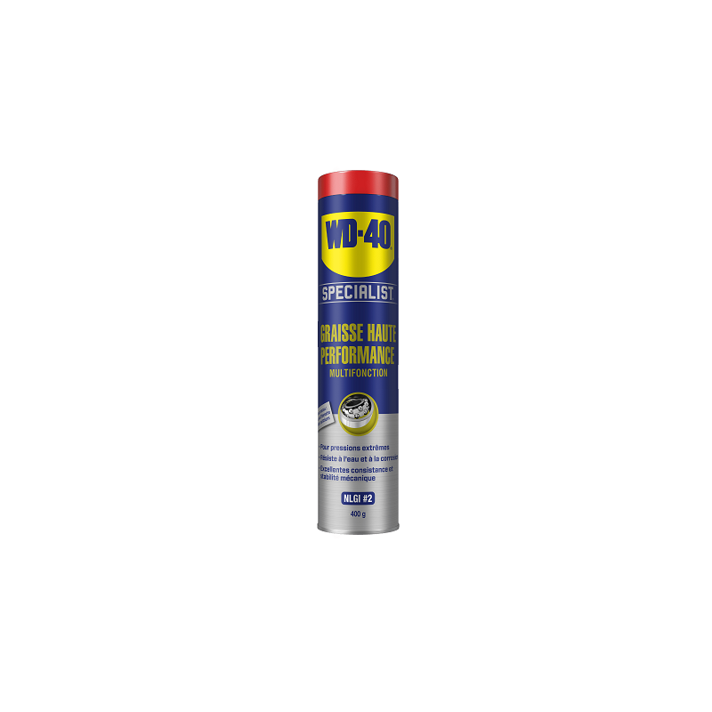 CARTOUCHE DE GRAISSE WD 40 HP MULTIFONCTION 400 G NLGI2