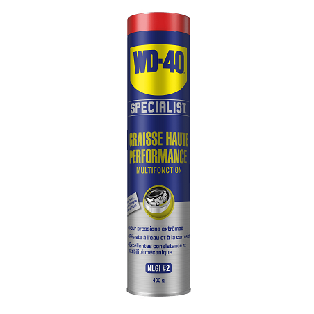CARTOUCHE DE GRAISSE WD 40 HP MULTIFONCTION 400 G NLGI2