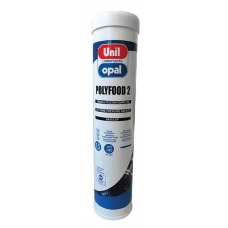 POLYFOOD 2 GRAISSE INDUSTRIE ALIMENTAIRE - CARTOUCHE 400ml - CONDITIONNEMENT 24