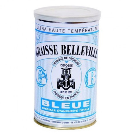 GRAISSE BELLEVILLE SPECIALE ETENCHEITE TOTALE BLEUE POT 1KG REF GB100B