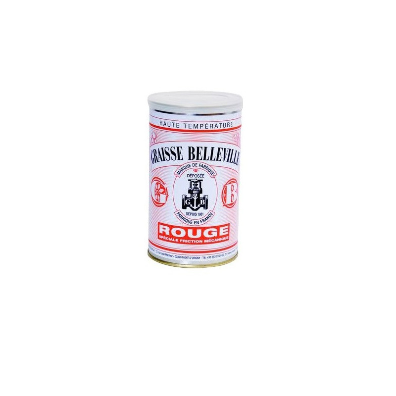 GRAISSE BELLEVILLE SPECIALE FRICTION MECANIQUE ROUGE POT DE 700G