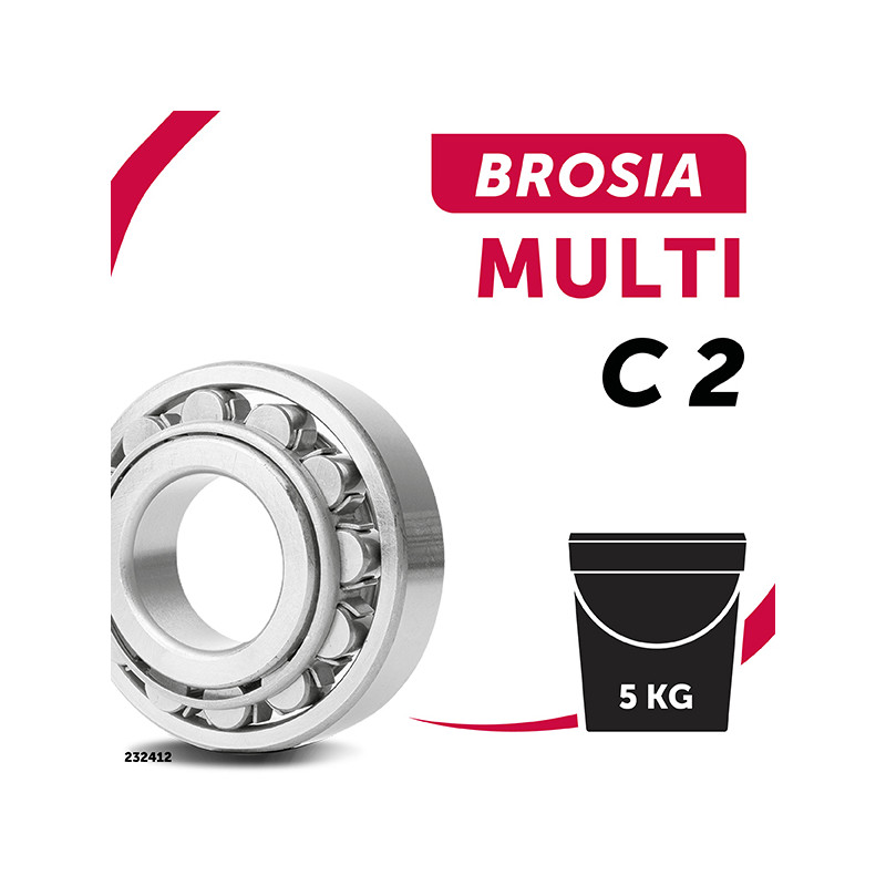 SEAU DE 5KG GRAISSE SUPER GREASE N°6 EP2 BROSIA MULTI C 2